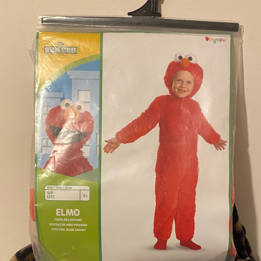 Sesame Street Elmo Costume for Kids - Bright Red
